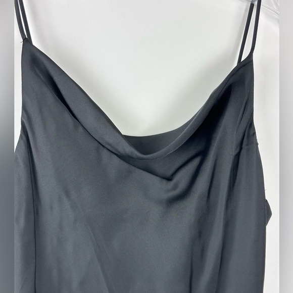 Women;s Leisure Cowl Neck Satin Cami Top - Picture 3 of 8